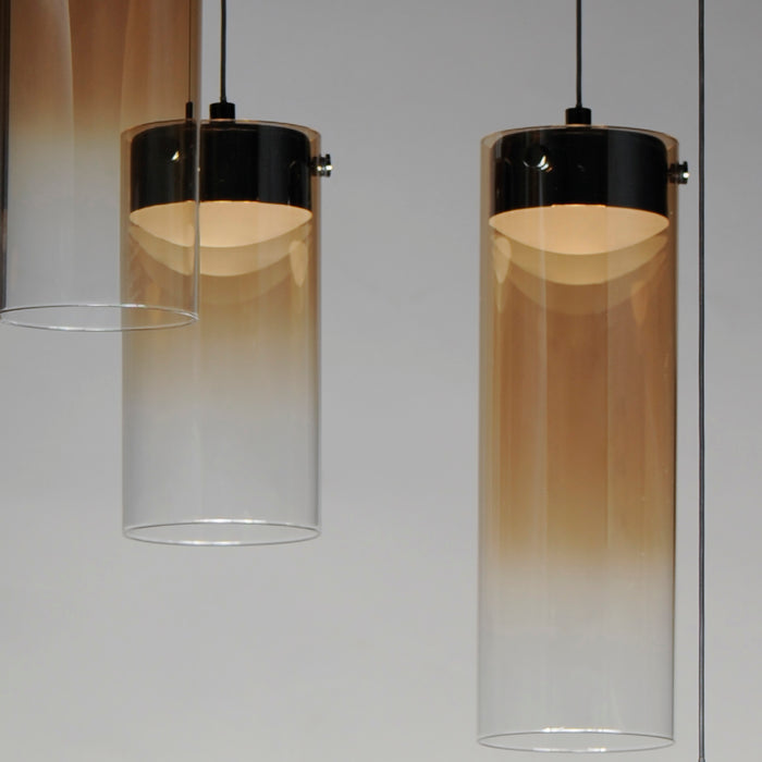 ET2 Highball Amber 5-Light LED Pendant Model: E21185-05GM
