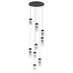 ET2 Highball Smoke 9-Light LED Pendant Model: E21189-142GM