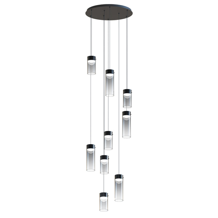 ET2 Highball Smoke 9-Light LED Pendant Model: E21189-142GM
