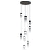 ET2 Highball Smoke 9-Light LED Pendant Model: E21189-142GM