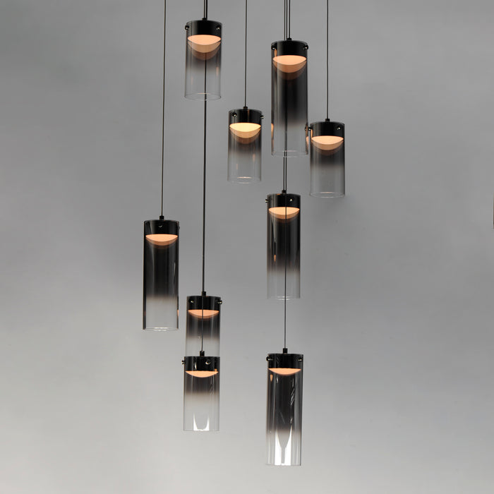 ET2 Highball Smoke 9-Light LED Pendant Model: E21189-142GM