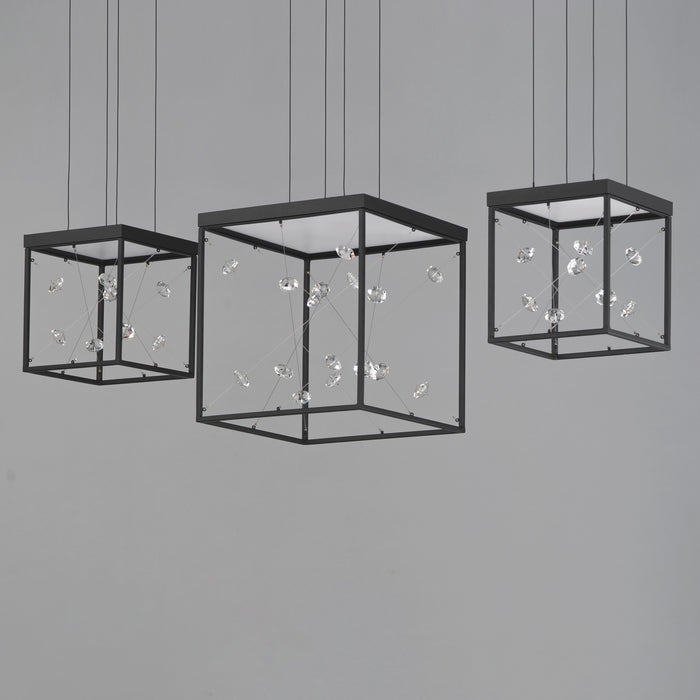 ET2 Entanglement 3-Light LED Pendant Model: E21253-20BK