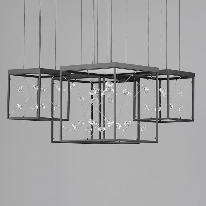 ET2 Entanglement 4-Light LED Pendant Model: E21254-20BK