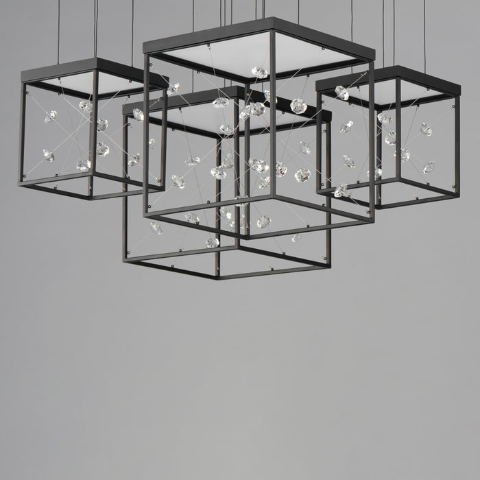 ET2 Entanglement 4-Light LED Pendant Model: E21254-20BK