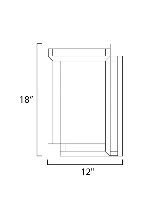 ET2 Penrose LED Sconce - ADA Model: E21269-BK