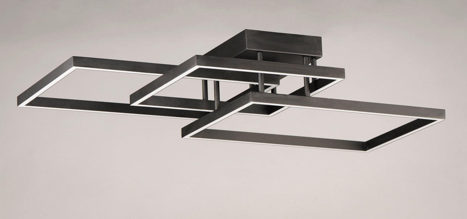 ET2 Traverse LED Flush/Wall Mount Model: E21513-BK