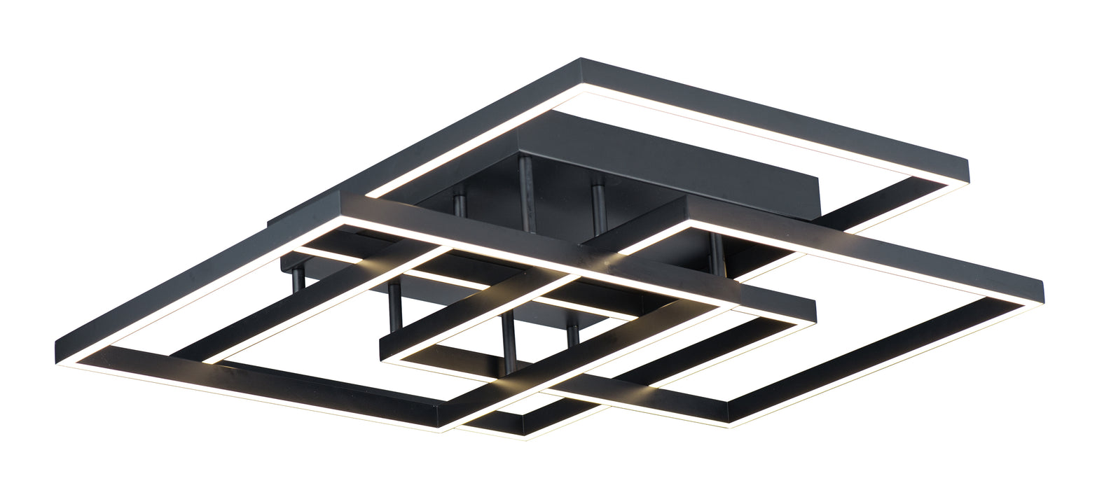 ET2 Traverse LED Flush/Wall Mount Model: E21518-BK