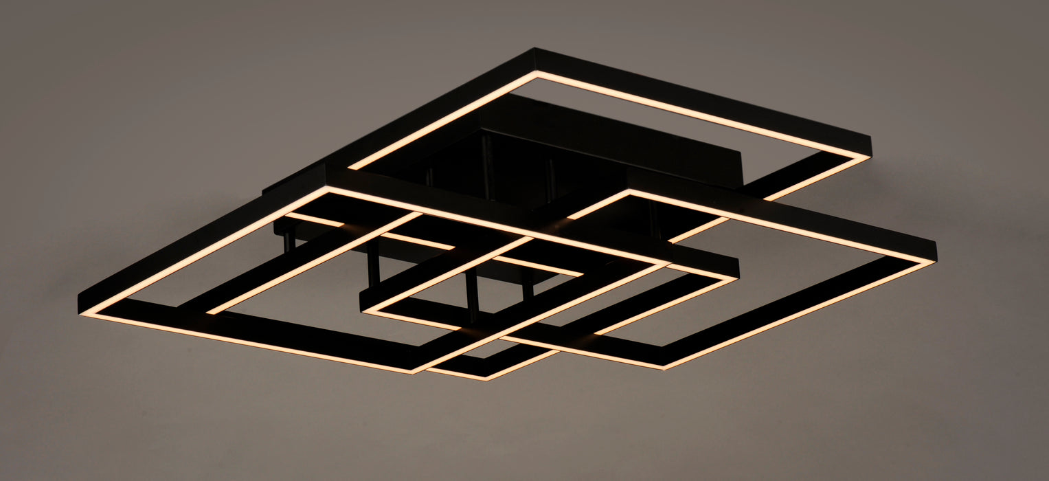 ET2 Traverse LED Flush/Wall Mount Model: E21518-BK