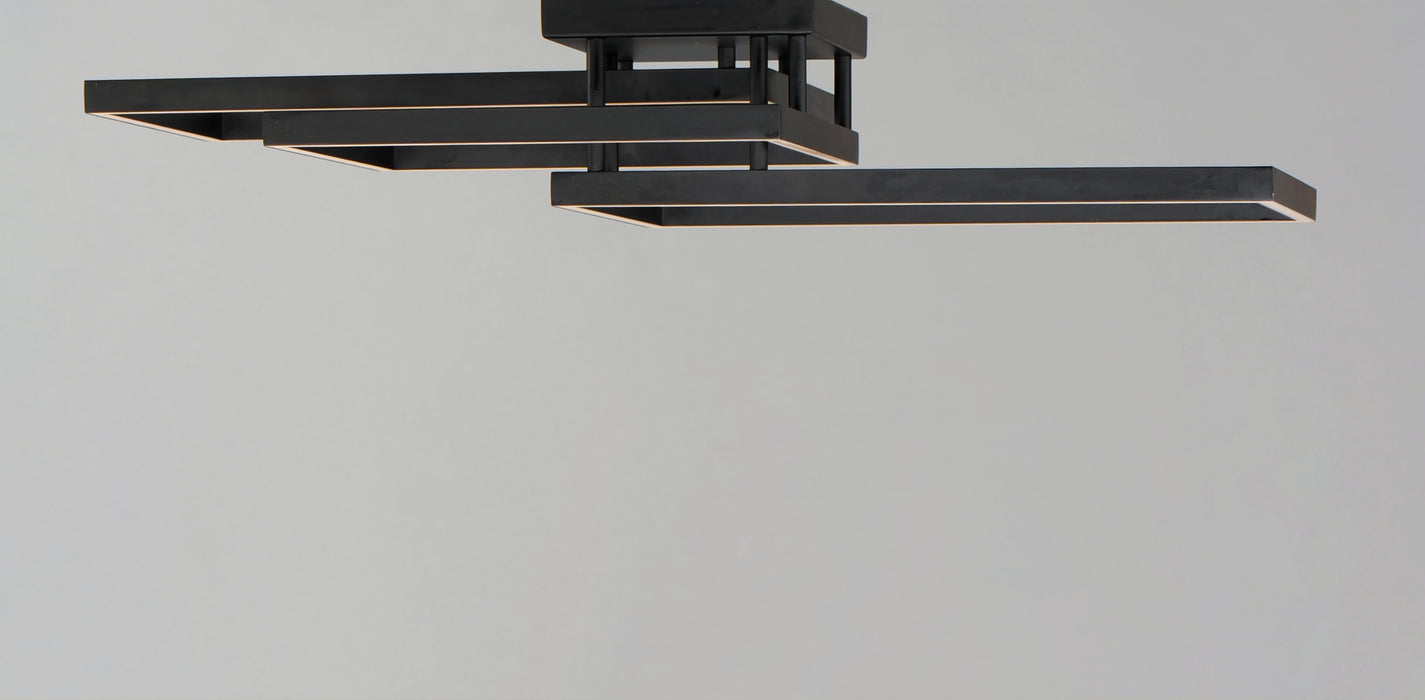 ET2 Traverse LED Flush/Wall Mount Model: E21519-BK