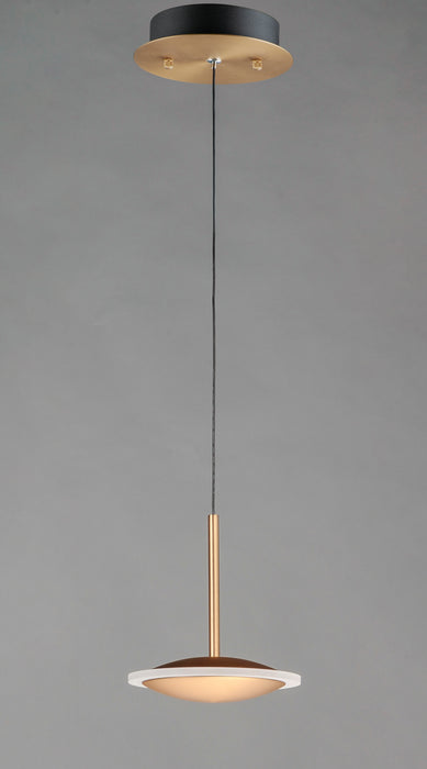 ET2 Saucer LED Pendant Model: E21541-90BKGLD