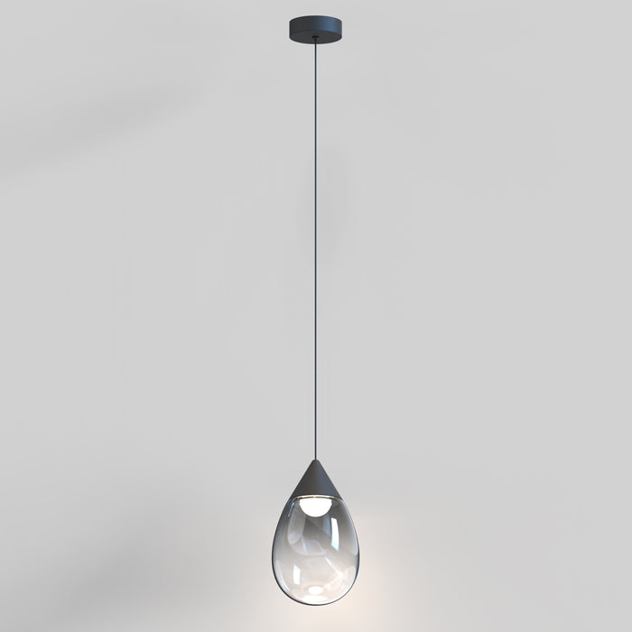 ET2 Dewdrop Large LED Pendant Model: E21562-142BK