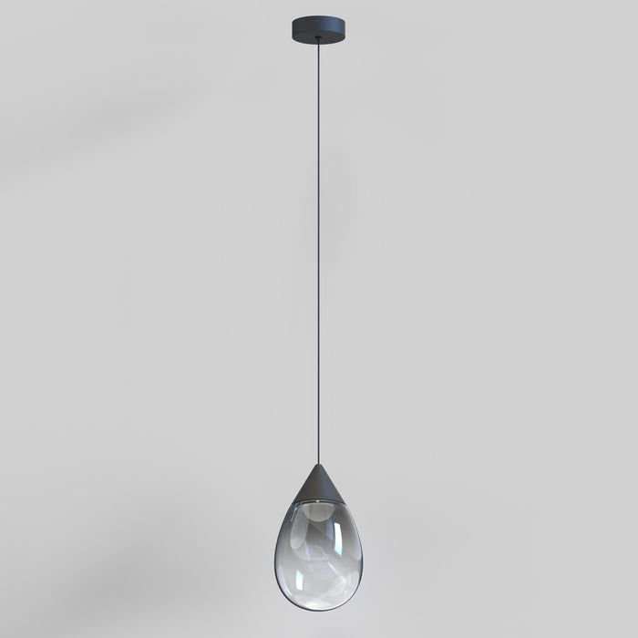 ET2 Dewdrop Large LED Pendant Model: E21562-142BK