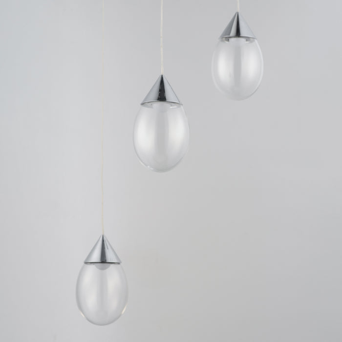 ET2 Dewdrop 3-Light LED Pendant Model: E21563-18PC