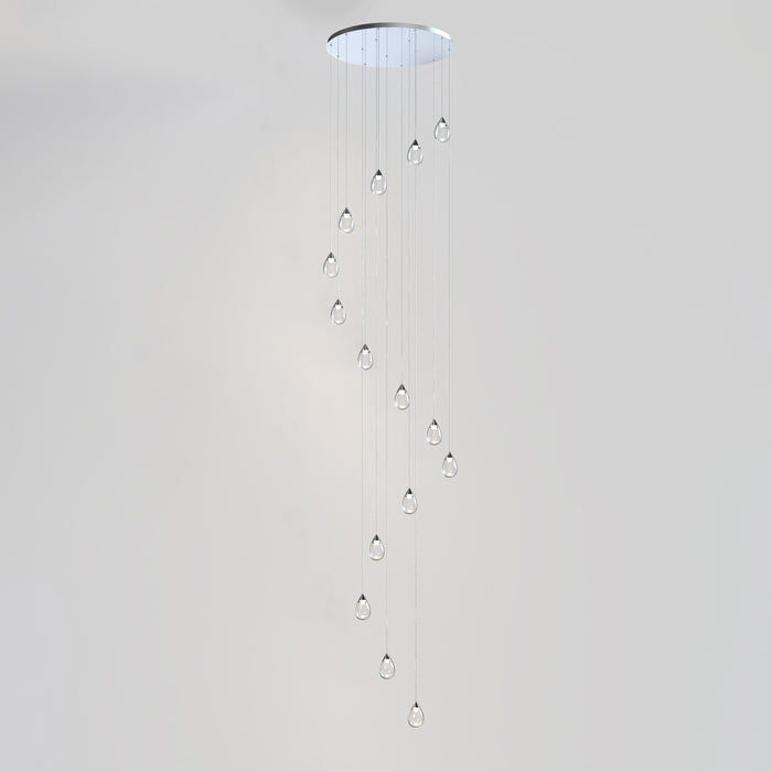 ET2 Dewdrop 15-Light LED Pendant Model: E21569-18PC