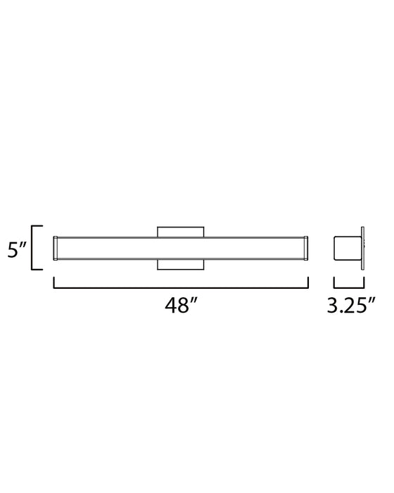 ET2 Baritone 48 LED Bath Vanity Model: E23408-01PC