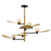 ET2 Pearl 6-Light LED Chandelier Model: E24075-BKNAB
