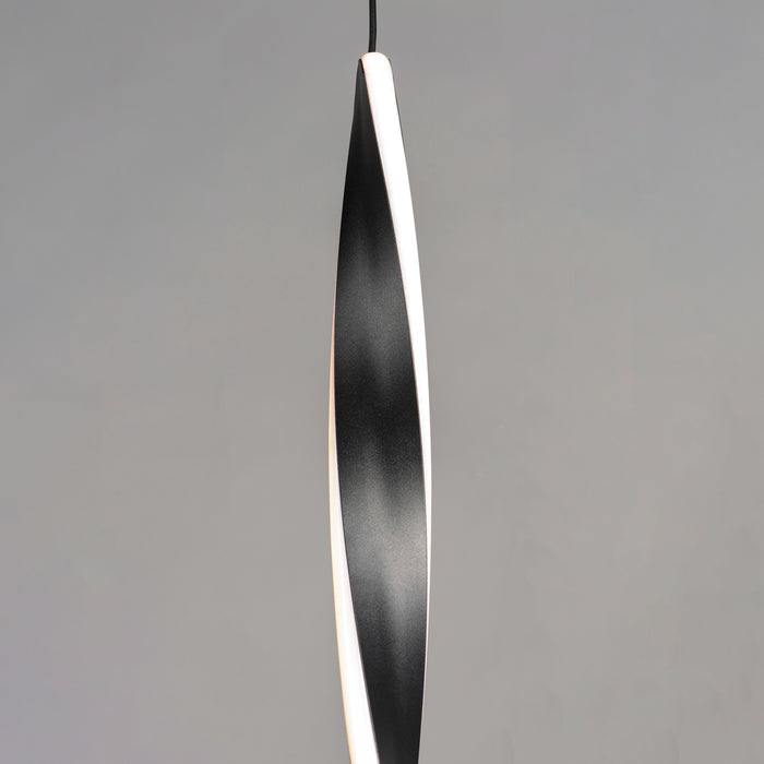 ET2 Pirouette 1-Light LED Pendant Model: E24151-BK