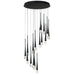 ET2 Pierce 16-Light LED Chandelier Model: E24230-122BK
