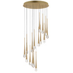 ET2 Pierce 16-Light LED Chandelier Model: E24230-122GLD