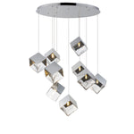 ET2 Ice Cube 9-Light LED Pendant Model: E24689-28PC