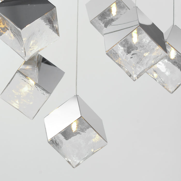 ET2 Ice Cube 9-Light LED Pendant Model: E24689-28PC