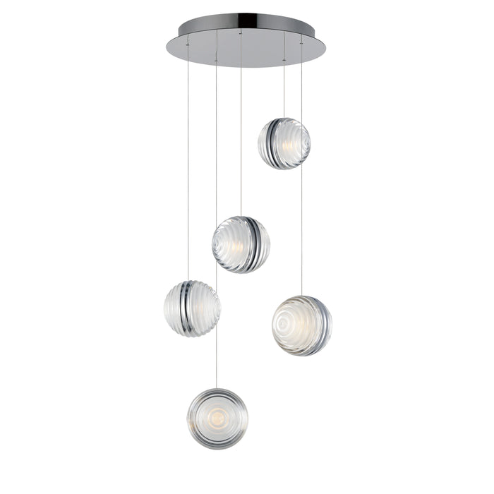 ET2 Pulse 5-Light LED Pendant Model: E24695-75PC