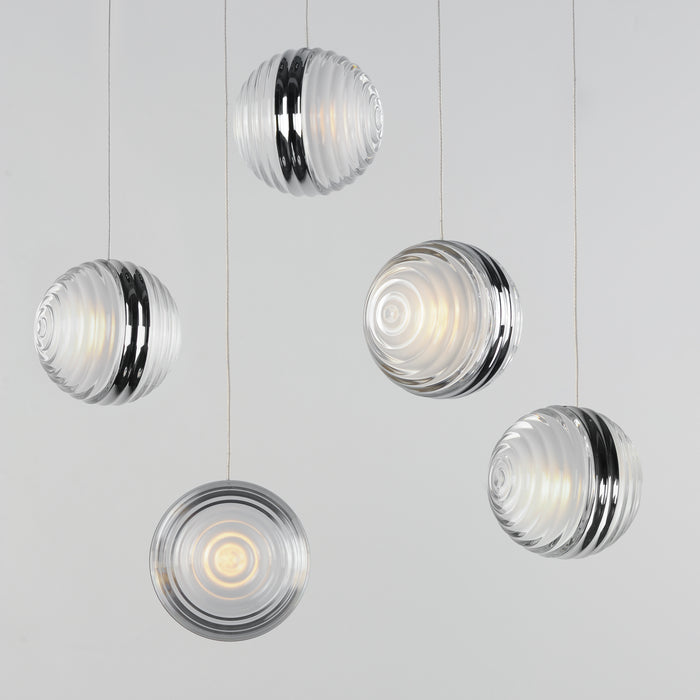 ET2 Pulse 5-Light LED Pendant Model: E24695-75PC