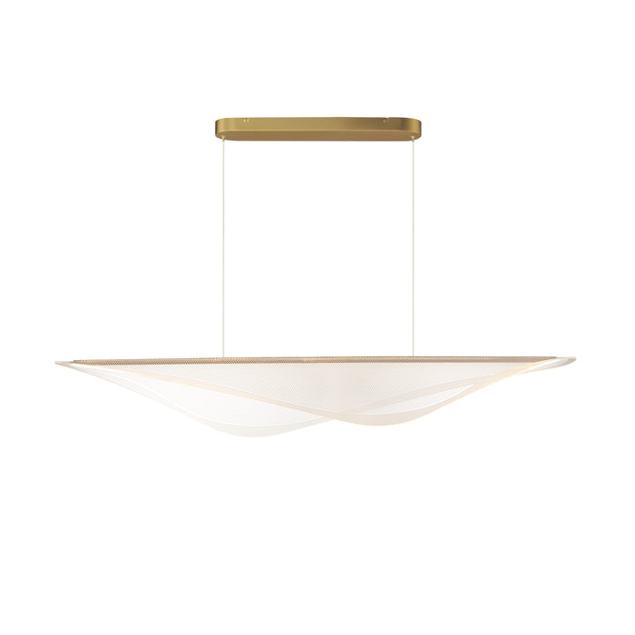 ET2 Manta 59 LED Linear Pendant Model: E24716-144GLD
