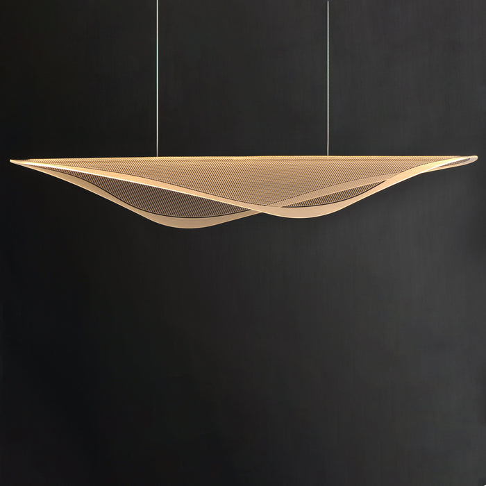 ET2 Manta 59 LED Linear Pendant Model: E24716-144BK