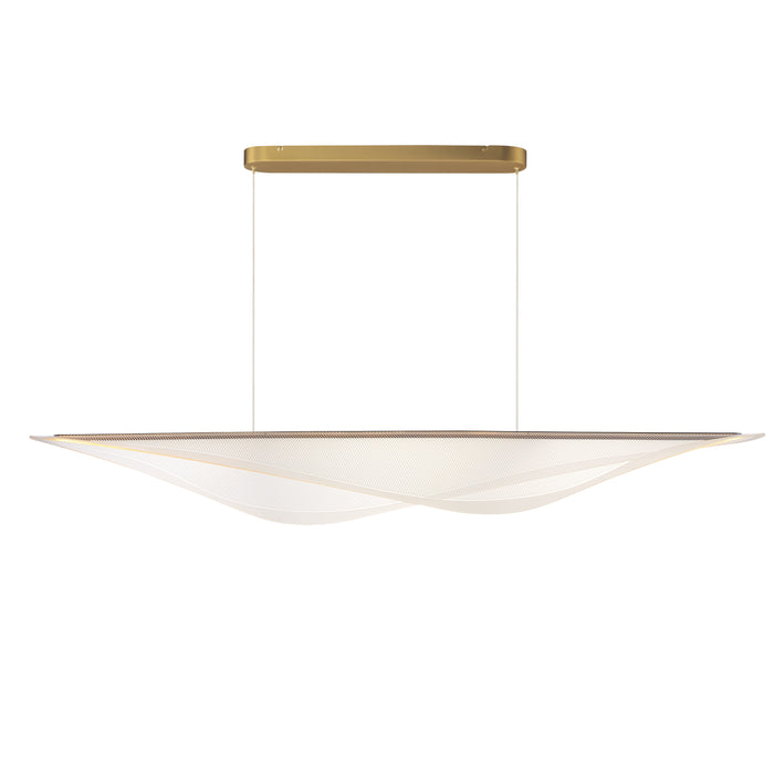 ET2 Manta 70 LED Linear Pendant Model: E24718-144GLD
