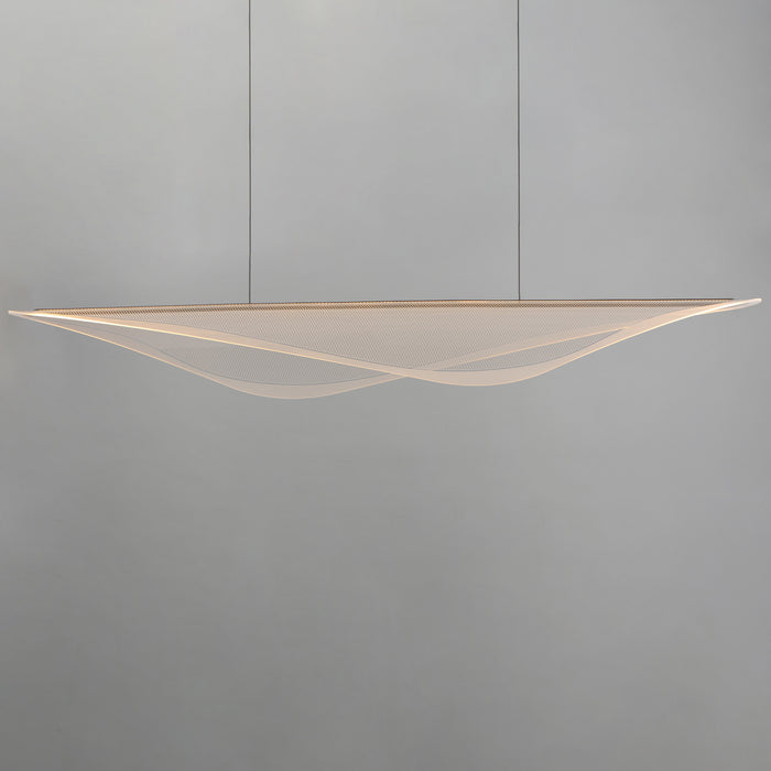 ET2 Manta 70 LED Linear Pendant Model: E24718-144GLD