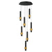 ET2 Reveal 7-Light LED Pendant Model: E24757-BKGLD