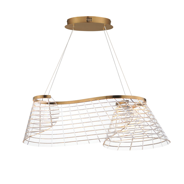 ET2 Tartan 1-Light Linear LED Pendant Model: E24814-82BCN