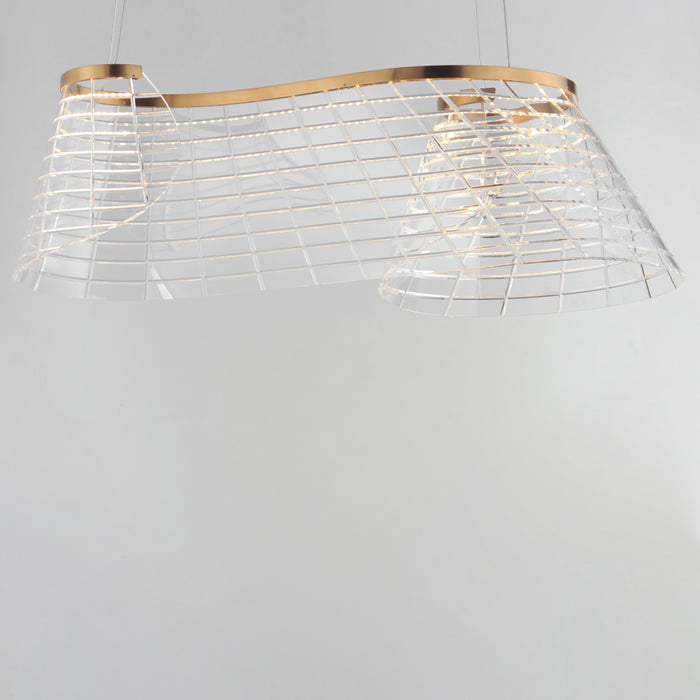 ET2 Tartan 1-Light Linear LED Pendant Model: E24814-82BCN
