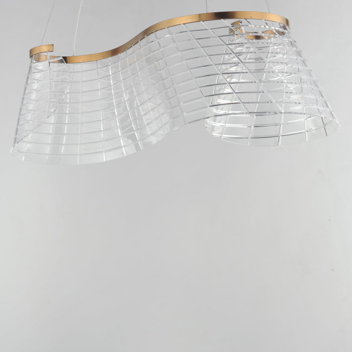 ET2 Tartan 1-Light Linear LED Pendant Model: E24814-82BCN