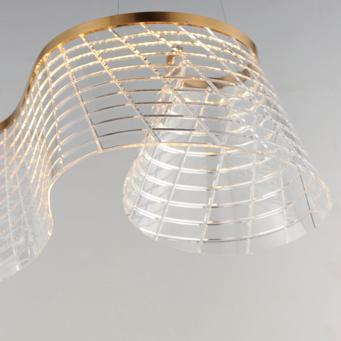 ET2 Tartan 1-Light Linear LED Pendant Model: E24814-82BCN