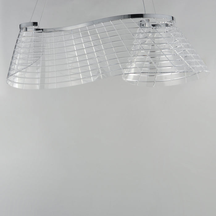 ET2 Tartan 1-Light Linear LED Pendant Model: E24814-82PC