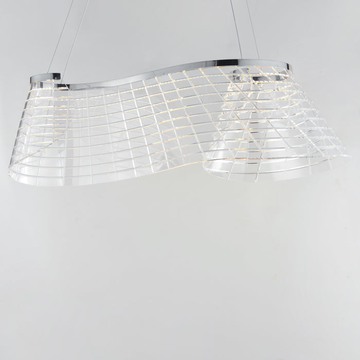 ET2 Tartan 1-Light Linear LED Pendant Model: E24814-82PC