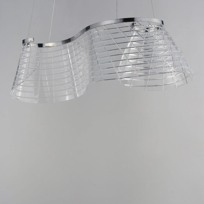 ET2 Tartan 1-Light Linear LED Pendant Model: E24814-82PC