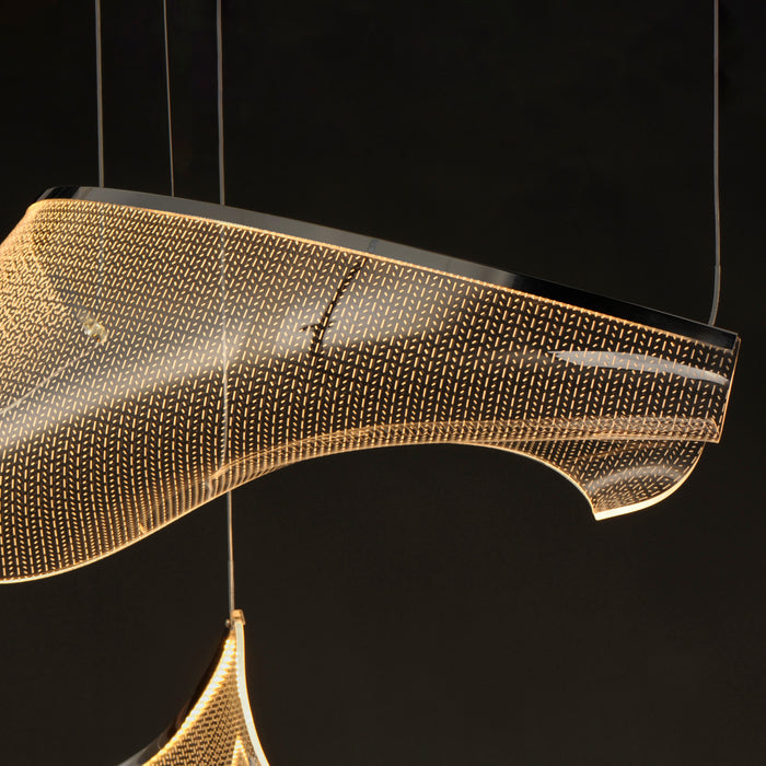 ET2 Rinkle Modular 2-Light LED Pendant Model: E24882-133BGM