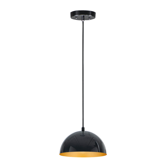 ET2 Hemisphere 1-Light 9 LED Pendant Model: E24900-GBGLD
