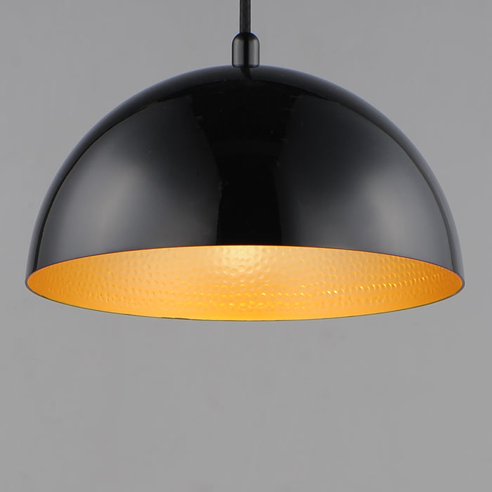 ET2 Hemisphere 1-Light 9 LED Pendant Model: E24900-GBGLD