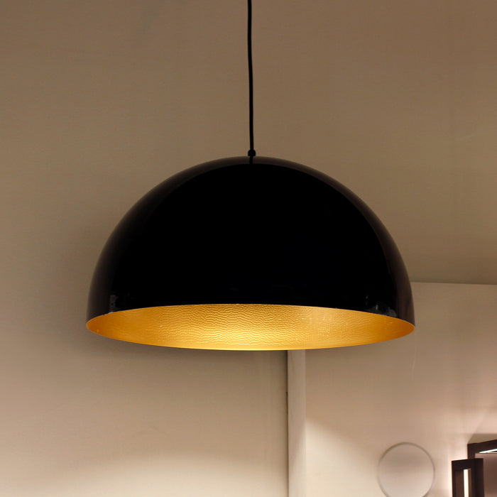 ET2 Hemisphere 1-Light 9 LED Pendant Model: E24900-GBGLD