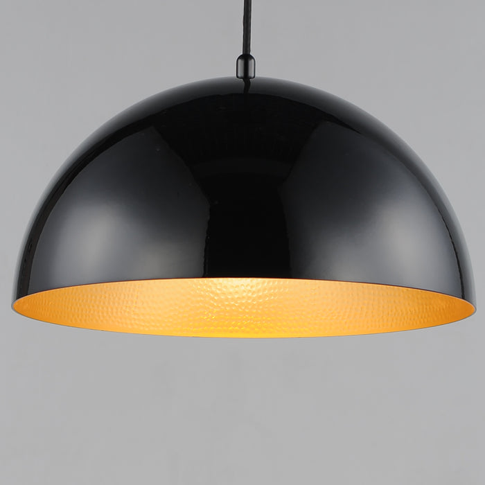 ET2 Hemisphere 1-Light 14 LED Pendant Model: E24902-GBGLD