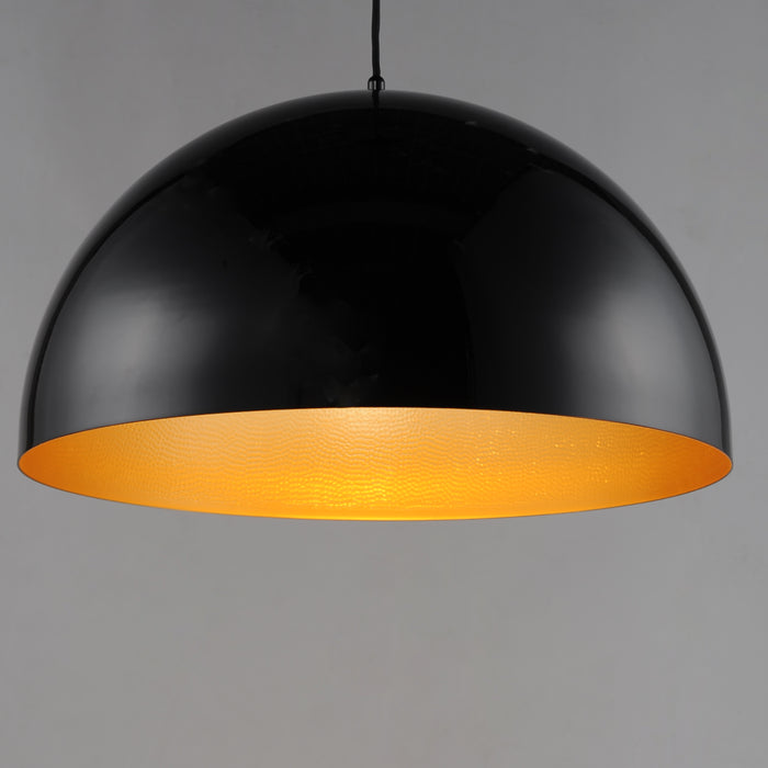 ET2 Hemisphere 1-Light 24 LED Pendant Model: E24904-GBGLD