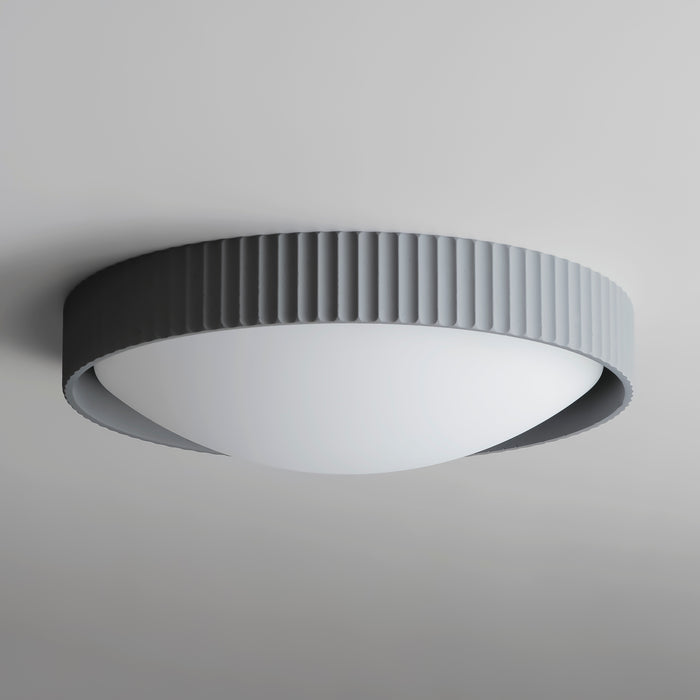 ET2 Souffle 18 LED Flush Mount Model: E25058-GY