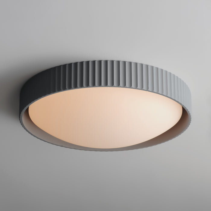 ET2 Souffle 18 LED Flush Mount Model: E25058-GY