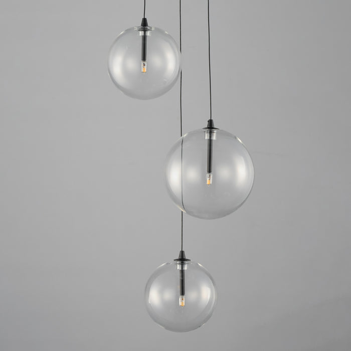 ET2 Global 3-Light LED Pendant Model: E25073-18BK
