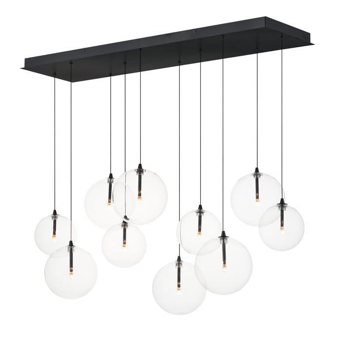 ET2 Global 10-Light LED Pendant Model: E25079-18BK