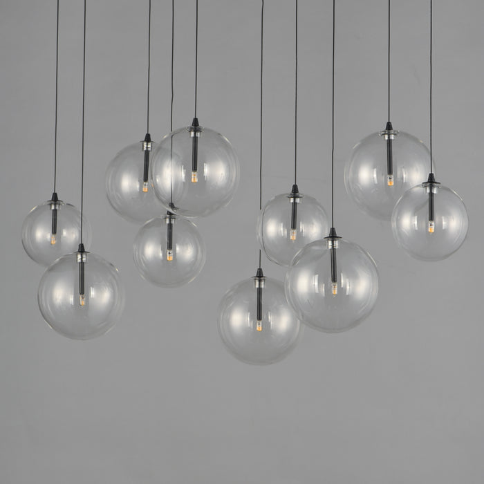 ET2 Global 10-Light LED Pendant Model: E25079-18BK